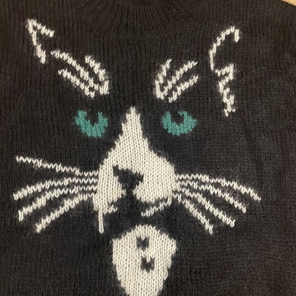 Bar 111 cat sweater black size small NWt - Picture 3 of 4